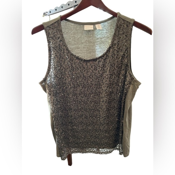 Chicos‎ size 2 chicos tank top - Picture 8 of 9